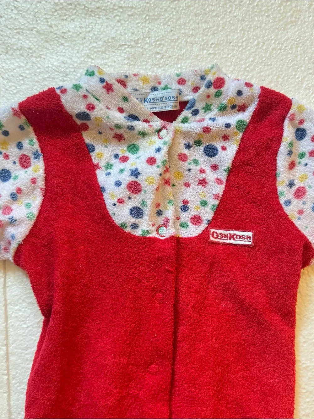 Vintage OshKosh B'Gosh Romper Large